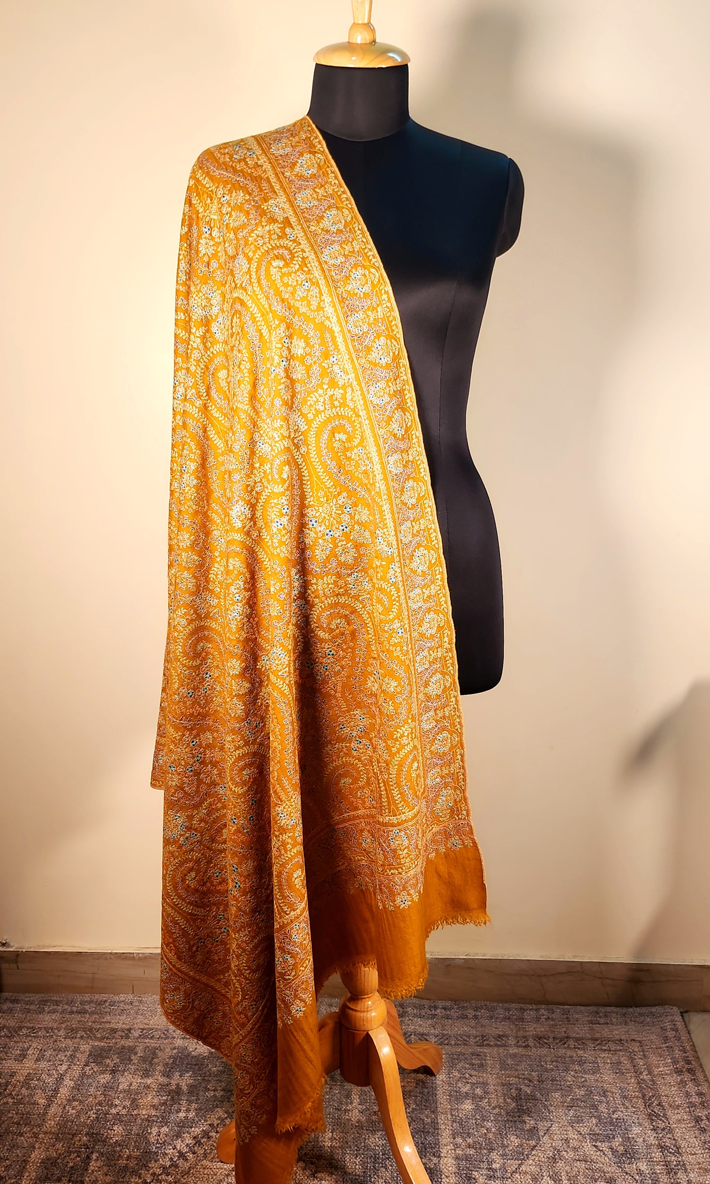 Arzoo Mustard Jamawar
