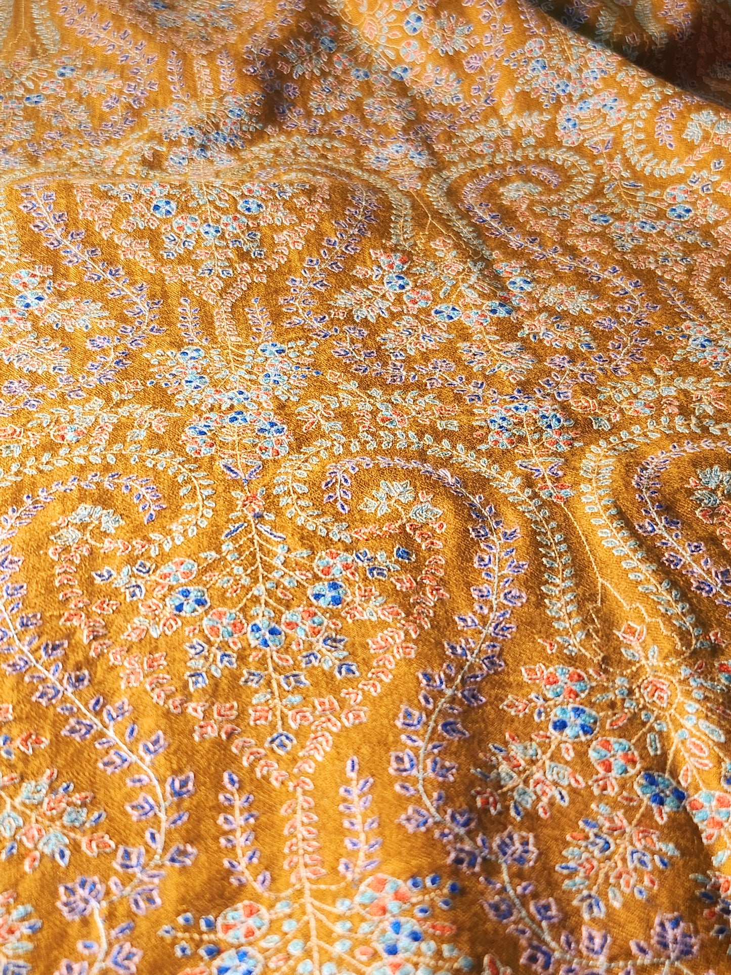 Arzoo Mustard Jamawar