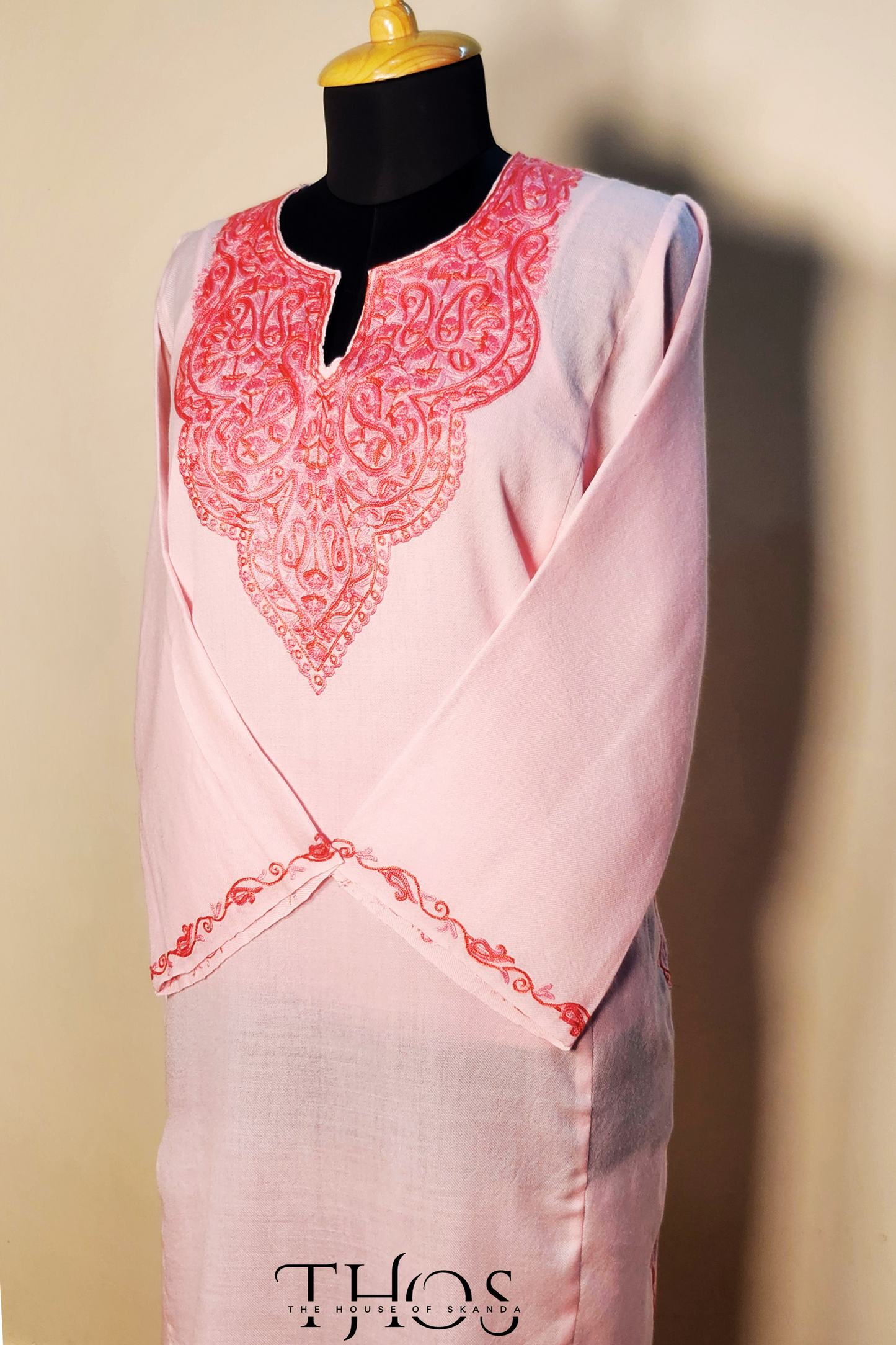 Bano Light Pink Aari Phiran