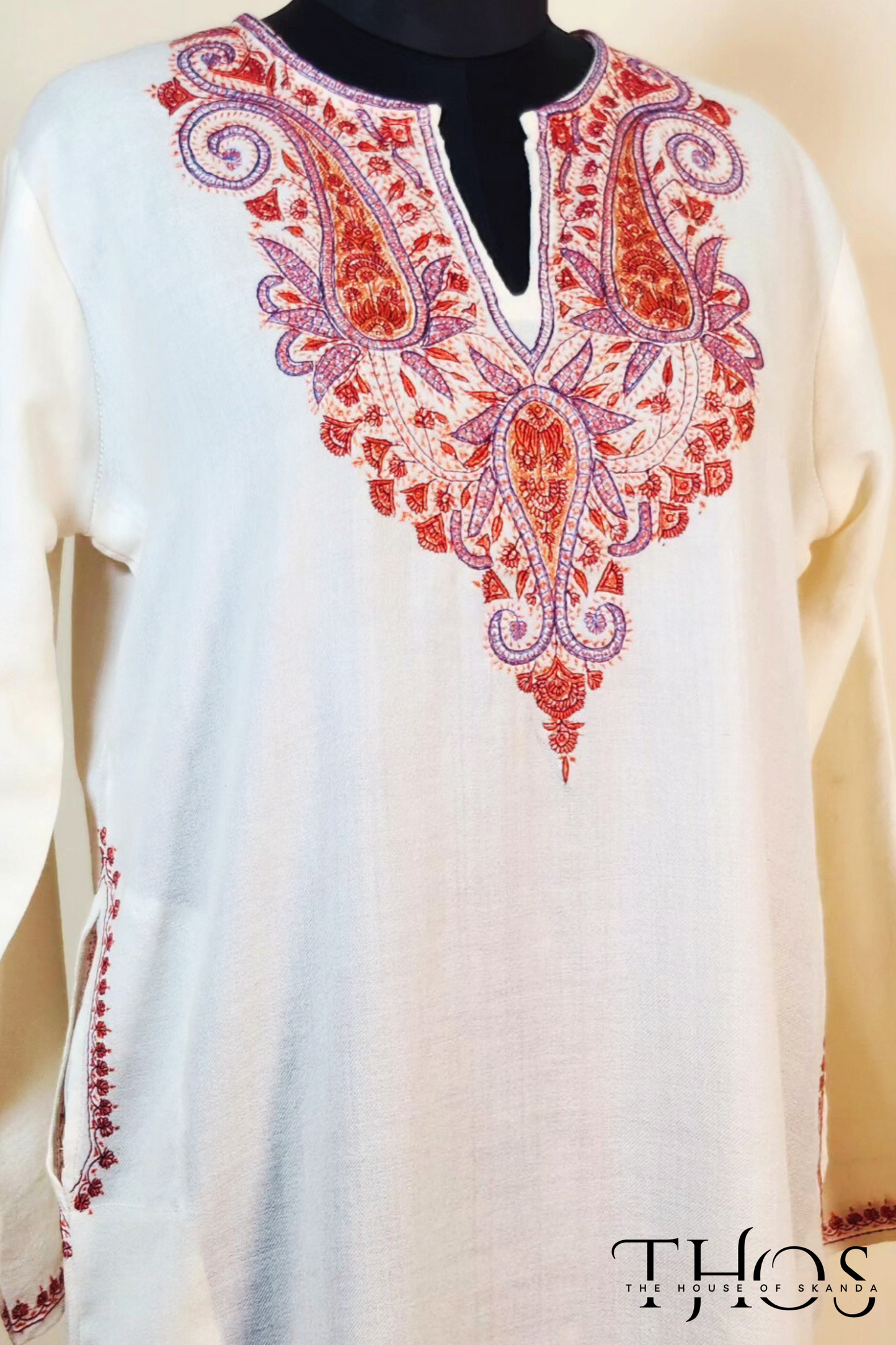 Bano Pearl White Sozni Phiran