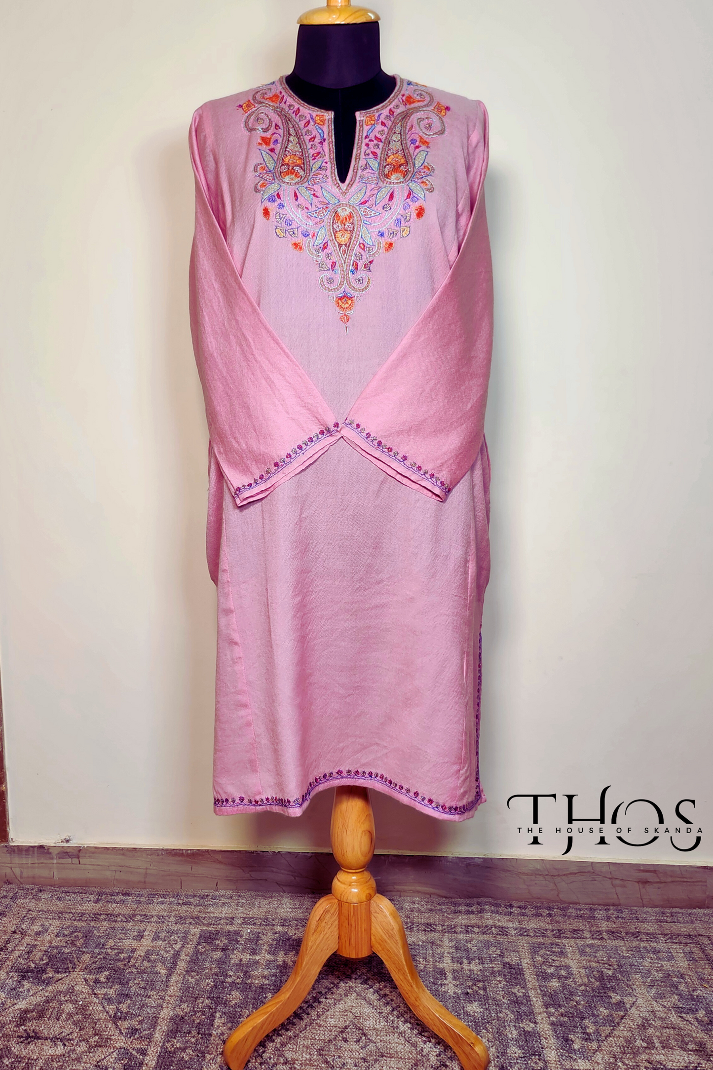 Bano Light Pink Sozni Phiran