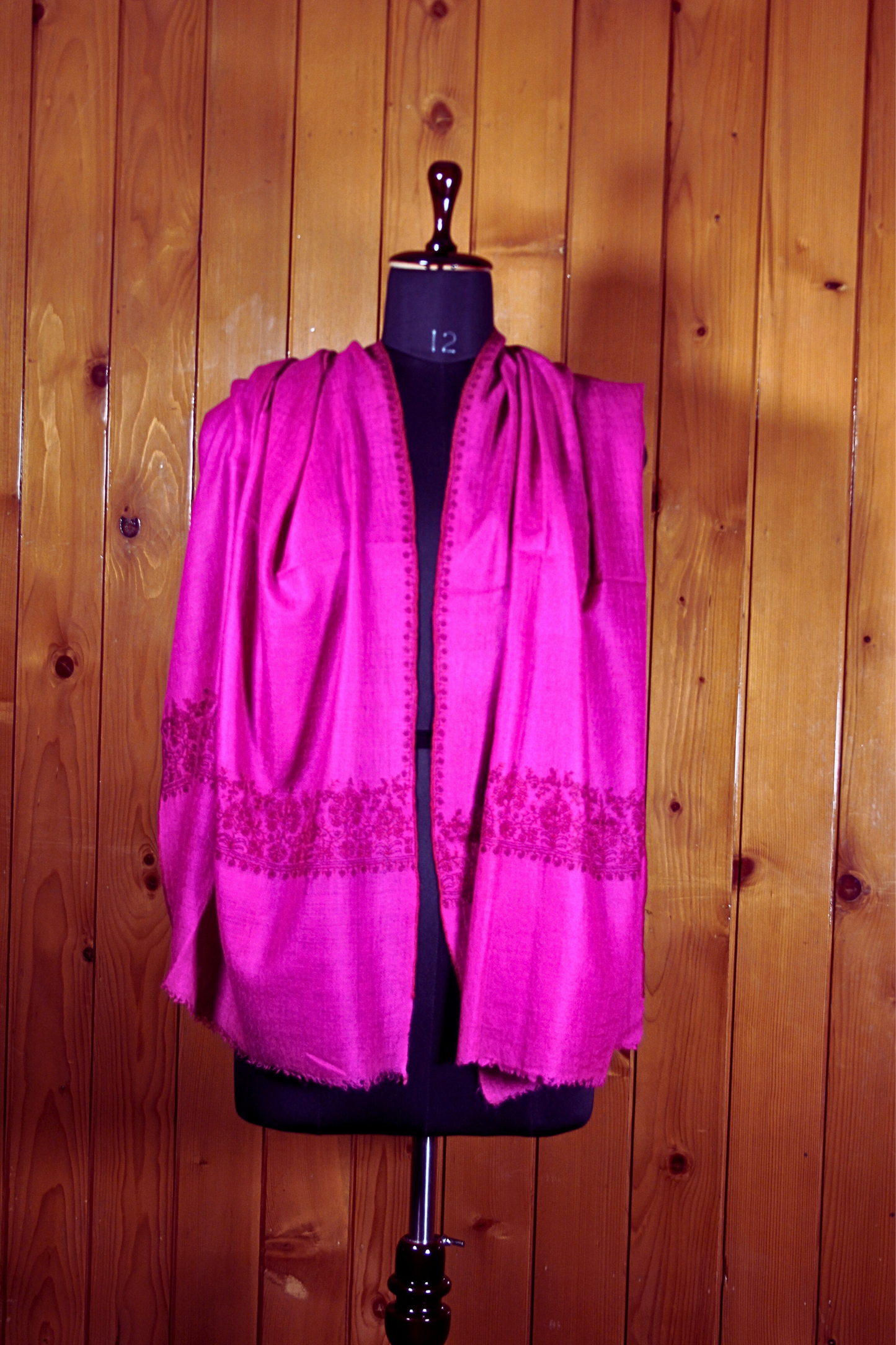 Arzoo Pashmina Dark Pink Paledaar