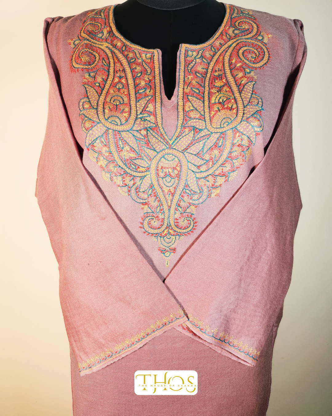 Bano Light Pink Aari Pheran