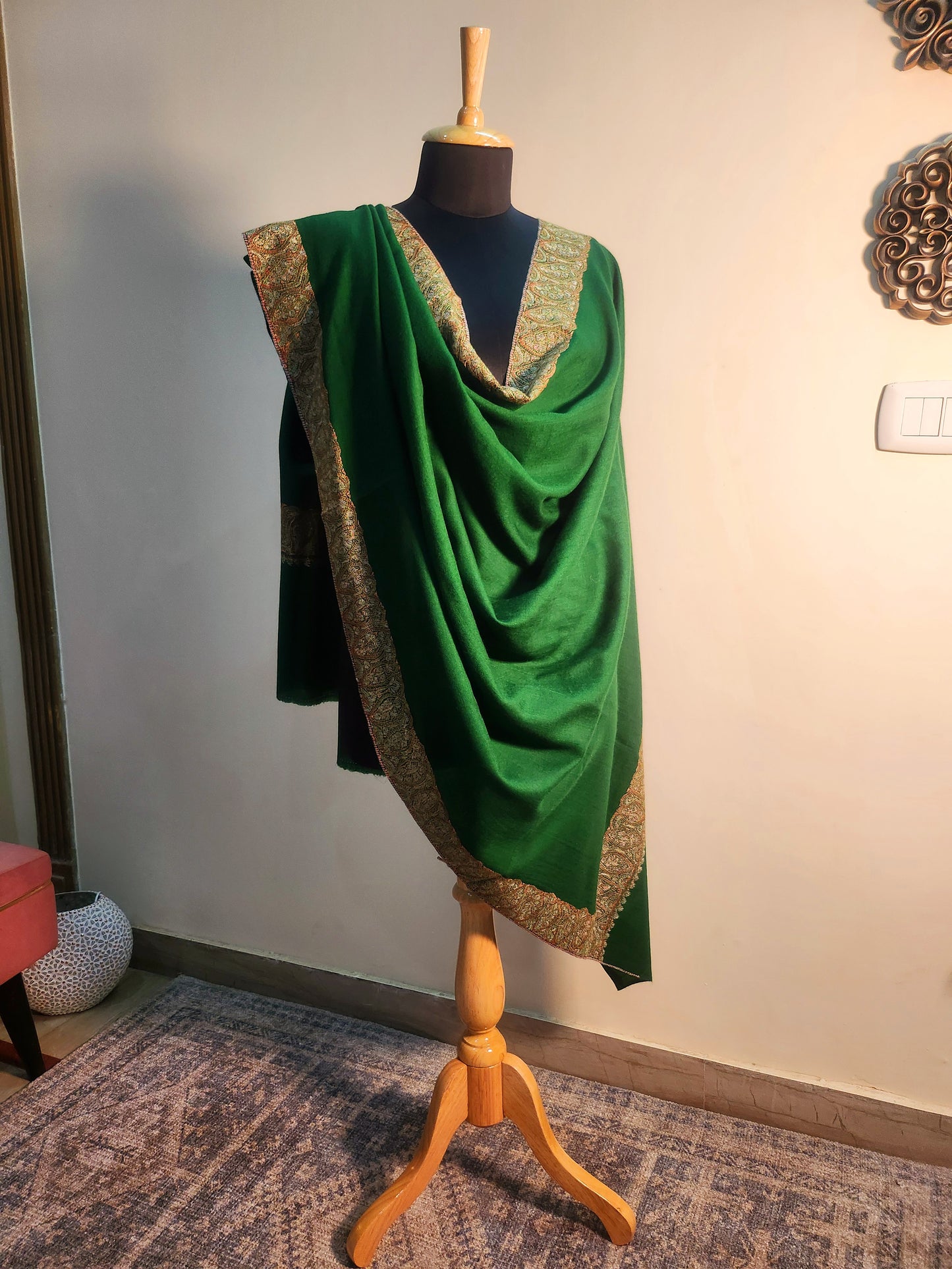 Arzoo Paledaar Semi Pashmina Dabdaar